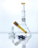 En stock borosilicate en verre nookah mini plate-forme de conversion 2 dans 1 (GB-313) Bongs combinés