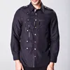 Merk Mannen Shirt Mode Design Mens Slim Fit Katoenen Jurk Shirt Stijlvolle Shirts met lange mouwen Chemise Homme Camisa Masculina 220401