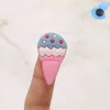 50pcs fascini torta ghiacciolo romanzo accessori gelato biscotto giardino scarpa decorazione per braccialetti bambini croc jibz