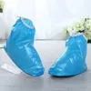 家庭用雑貨PVCファッション子供大人の靴のカバー厚いソール防水スリップ耐性の耐摩耗性の屋外履物LT0045