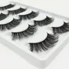 False Eyelashes 5 Pair Fake Mink 3D Natural Lashes Soft Eyelash Extension Makeup Reusable