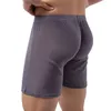 Underbyxor Mens shorts Comfort Breattable Mesh Long Boxers Underwear For Men Panties Innerwear HomeWearunderbants