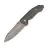 G7101 Pocket Folding Knife VG10 Damascus Steel Blade Aluminium Handle Outdoor Camping Handing EDC Folder Knives