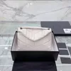 Mode luxe femmes sac à rabat chaîne en argent matériel moyen puffer grande capacité dame en cuir souple enveloppe sac femme préféré sh250E