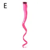 Postiche colorée Clip dans les Extensions de Cheveux Résistant à la Chaleur Synthétique Droite Postiches pour Femmes Multi-Couleurs Partie Faits saillants