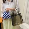 Abendtaschen Große Kapazität Transparent Mode Damen Paket Griff PVC Klar Strand Gelee Umhängetasche Frauen Einfache Tote Handtaschen Abend E