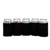 Neoprene Can Cooler Covers Drinkware Handle Foldable Insulators Beer Holders Fit for 12oz Slim Drink Beer Cans fy4688 sxmy43000119