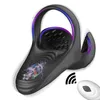 Nxy cockrings trillende pikring sexy speelgoed voor mannen masturbatie testikel vibrators masturbator penis vibrator sex man 220505