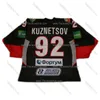 Raktor 92 Kuznetshov 33 Francouz 74 Kravtsov Embroidery Hockey Jersey تخصيص أي اسم رقم 5346802