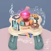 Centro di attività di studio educativo precoce Gioco musicale Neonati Strumento musicale Tavolo di apprendimento Giocattoli per bambini Pianoforte Bambini Regalo per bambini 220706