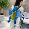 Custom Zip Plush Bag Nieuwe pluche speelgoed Dinosaur Bag Children's Rag Doll Cartoon Tyrannosaurus Rex Backpack