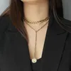 ペンダントネックレス4mmロロボックスチェーンラウンドエリザベスロックY女性用のネックレス