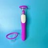 Sex Toy Massager Silikon Nippel Sucker CLIT SUCKING SLICKING TONGE VÄRDE Dildos Vibratorleksaker för kvinna