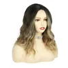 Nuove parrucche sintetiche per capelli sintetici da donna in pizzo corto corto biondo marrone medio ombre ondulate piccole da donna