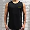 Hommes Bodybuilding Débardeurs Gym Fitness Chemise Sans Manches Mâle Stringer Singlet Été Casual Mode Imprimé Maillot Gilet 220601