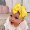 Аксессуары для волос Индивидуальные повязки для девочек Bowknot Solid Hat Estack Floral Baby 3pc младенец Elastichair