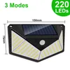 LED SOLAR LED SOLAR SOLAR MUR EXTÉRIEUR lampe solaire LED avec capteur de mouvement PIR Sécurité de sécurité Bulbe de rue Street Path Garden Lampe 3688980