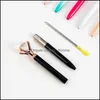 Canetas esferográficas que escrevem suprimentos de escritório Escola comercial Crystal Glass Kawaii Pen Big Gem Ball com Large Diamond Fashion Rodty