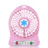 Mini ventilateur USB Portable, lumière LED, ventilateurs de refroidissement, refroidisseur à 3 vitesses, Rechargeable pour bureau, voiture, maison, ordinateur Portable