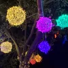 Cordes décoration de Noël 20cm 30cm LED TAKRAW lampe extérieure étanche arbre suspendu fée Lumière pour le mariage à la maison Garland Garden Decorled