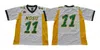 Thr NCAA NDSU Bison College 11 Carson Wentz Jersey Hommes Caroline du Nord Tar Heels Football 10 Mitchell Trubisky Maillots UNC Noir Bleu Blanc Vert