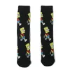 Personalidade de meias masculinas harajuku homens desenhos animados de anime skateboard unissex long tubo sockmen's