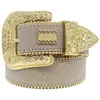 Cinture di moda per donna Designer Uomo Larghezza 3,8 cm Cintura con strass con strass scintillanti come regalo Nuovo 22051701R