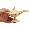 Aladdin Magic Lamp Traditional Hollow Out Fairy Tale Genie Vintage Retro Toy Home Decor Ornaments Tea Pot 220609