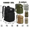 Lawaia Hunting Mochila Mochila Militar Ao Ar Livre Esportes Táticos Camping Caminhadas 50L 1000D Nylon Mochila Trekking Impermeável 220728