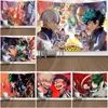 My Hero Academia Tapestry Cartoon Anime Printing Mur suspendu décoration de maison kawaii décoration couverture de voyage Camping Beach Mat 22988152