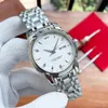 MENS Titta på Adita Top High Quality Classic Women and Men for Watch Precision Dålig kohud rostfritt stål glidklipp damer kvarts dykning keramik