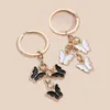Dames metalen vlinder Key Chains Handtas Purse hanger schattige sleutelhanging voor handtassen rugzakken decoratie sieraden geschenken