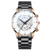 Homens de luxo observam banda de aço inoxidável moda 20 cores design de alta qualidade Genebra Outdoor Watch for Man Business Calendário Male Relógio