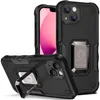 Hybrid Armor Telefonfodral för iPhone 14 Pro Max 13 12 Mini 11 XS XR 7 8 Plus Magnetic Ring Holder stockproof Armor Kickstand Cover D1