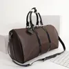 55cm Classical Men Duffle Bag For Women Travel Bags Mens Hand Luggage Travel Bag Men PVC Leather Handbags Large Cross Body man Totes 45-50-55cm