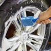 Tragbare Mikrofaser-Reifenfelgenbürste, Auto-Rad-Reinigungs-Reinigungswerkzeug mit Kunststoffgriff
