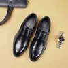 Chaussures habillées nouvelles affaires loisirs un pied chaussures en cuir hommes formel bureau simplicité 220812