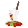 Smoking Accessories ice-cream silicone pipe hookah glass water bongs