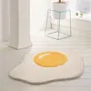 Poached Egg Carpet Antislip Floor Mat Ins Nordic Doormat Soft Comfortable Absorbent Living Room Entrance Door Home Decoration 220811