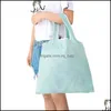 Bolsas de armazenamento Organização em casa Housekee Garden Garden Reutable Reutable Shop Impresso Shoder portátil Bolsas femininas Bolsa dobrável bolsa WLL496