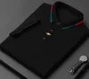 2022 High-End-Luxus neue Marke Paul Kurzarm-T-Shirt Männer Bee Poloshirt 100 % Baumwolle Revers Business Koreanische Sommerstickerei Herrenbekleidung Größe M-4XL