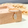 Anneaux de mariage Unique Femme petite bague à main Boho Couleur de couleur Agagement nuptial bijoux en pierre zircon vintage pour femmes