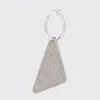 Designer Dangle Orecurs for Women Classic Triangle Geometry Luxury Full Diamond Tennis Fashi