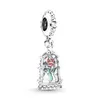 Nuovo s925 perline sciolte in argento sterling rotondo stella luna fai da te regalo di compleanno per donna gioielli ciondolo in rilievo fascino adatto braccialetto originale Pandora fascino moda casual