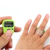 Altri articoli sportivi LED Gadget Mini Hand Hold Band Contatore conteggio Schermo digitale LCD Anello da dito elettronico237d