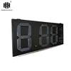 Outdoor IP53 large size green digital display 15 inch waterproof digital module front door iron box oil price screen