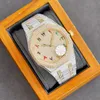 Diamond Watch Automatyczne mechaniczne zegarki męskie 40 mm wodoodporne zegarek na rękę Mężczyznę Casual Randwatch Montre de lukse składanie bukle228b