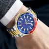 Armbanduhren Automatische Datum Männer Uhren Blau Armbanduhr Top Edelstahl Wasserdicht Sport Männliche Uhr Reloj HombreArmbanduhren Armbanduhr