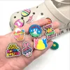 DHL Fast Air Wholesale Easter Day Cute Pvc Cartoon Croc Charms Shoe Flower Decoration Buckle Accessories Clog Pins Charm Buttons In Stock