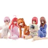 1122cm anime figura os quintuplos quintessenciais ichika nino miku yotsuba itsuki pijamas modelo bonecas brinquedo presente coletar caixa pvc 224569989